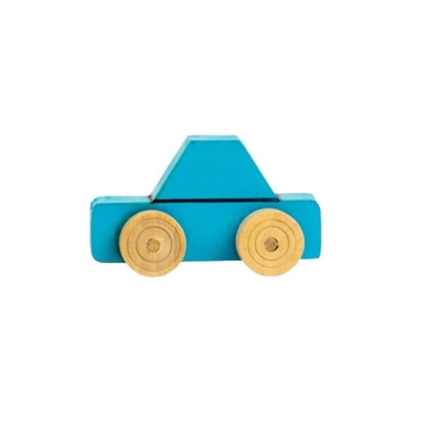 Wooden Sports Car Blue