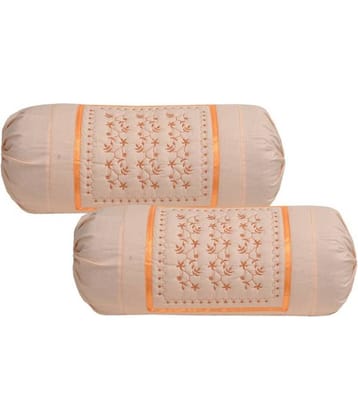 MAHALUXMI COLLECTION Set of 2 Cotton Bolster Covers