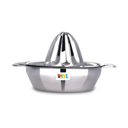 NSVL Stainless Steel Manual citrus Juicer hand cold press lemon and orange juicer and squeezers with Round Bowl