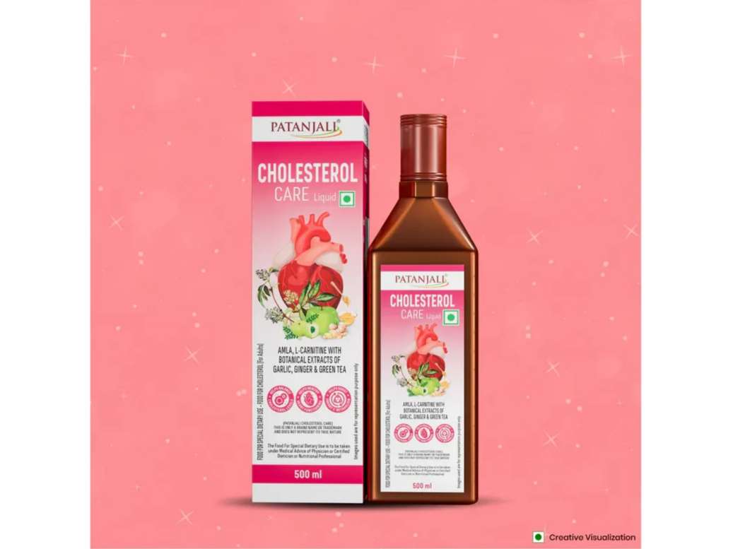 Patanjali Plant Based Cholesterol Care Liquid Bottle 500 ml