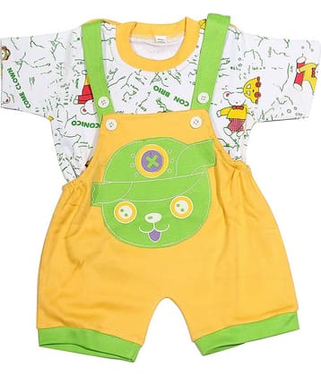 Babeezworld Baby Girls 100% Cotton Bodysuit ( Multi Color )