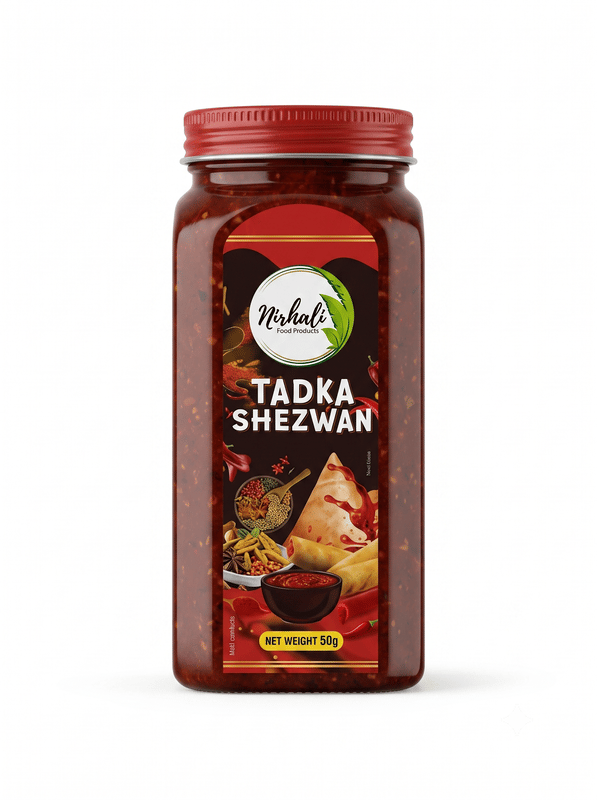 Nirhali Tadka Shezwan Chutney (50g) | Bold & Spicy Fusion | Perfect Dip & Stir-fry Sauce