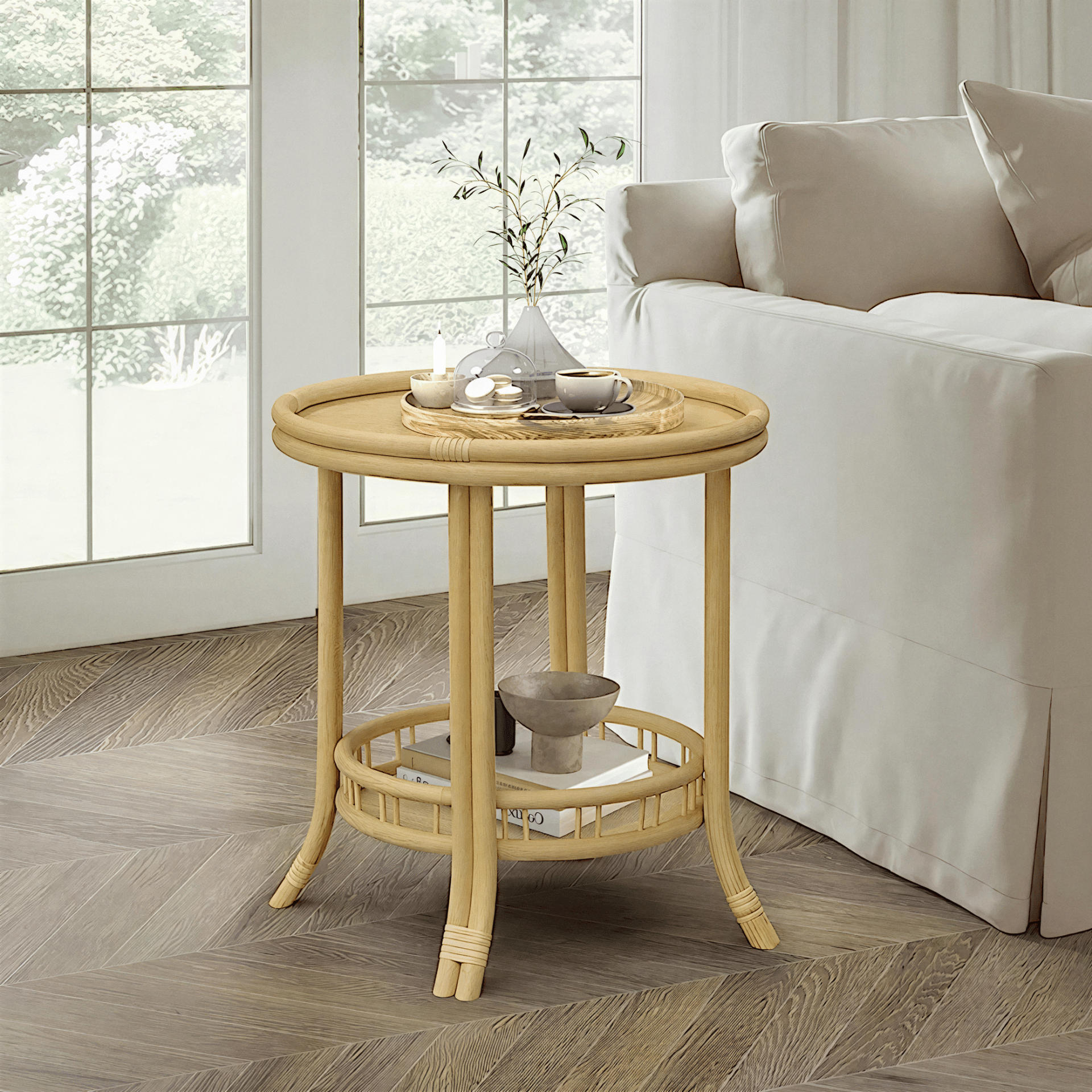 Rattan Wicker Round Table