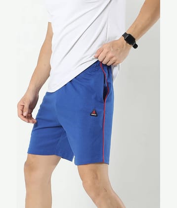 Ardeur Fashions Blue Cotton Blend Men's Shorts ( Pack of 1 )