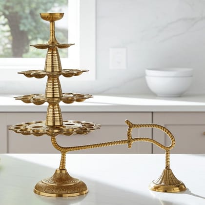 Brass Ganga Arti 51 Bati (FMAS447 B)