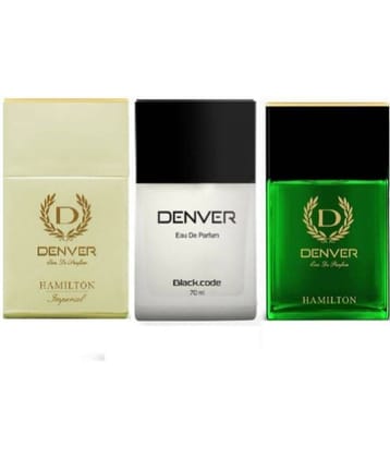 Denver Hamilton, Imperial & Black Code Perfume - 70ML Each for Men (Combo Pack of 3)