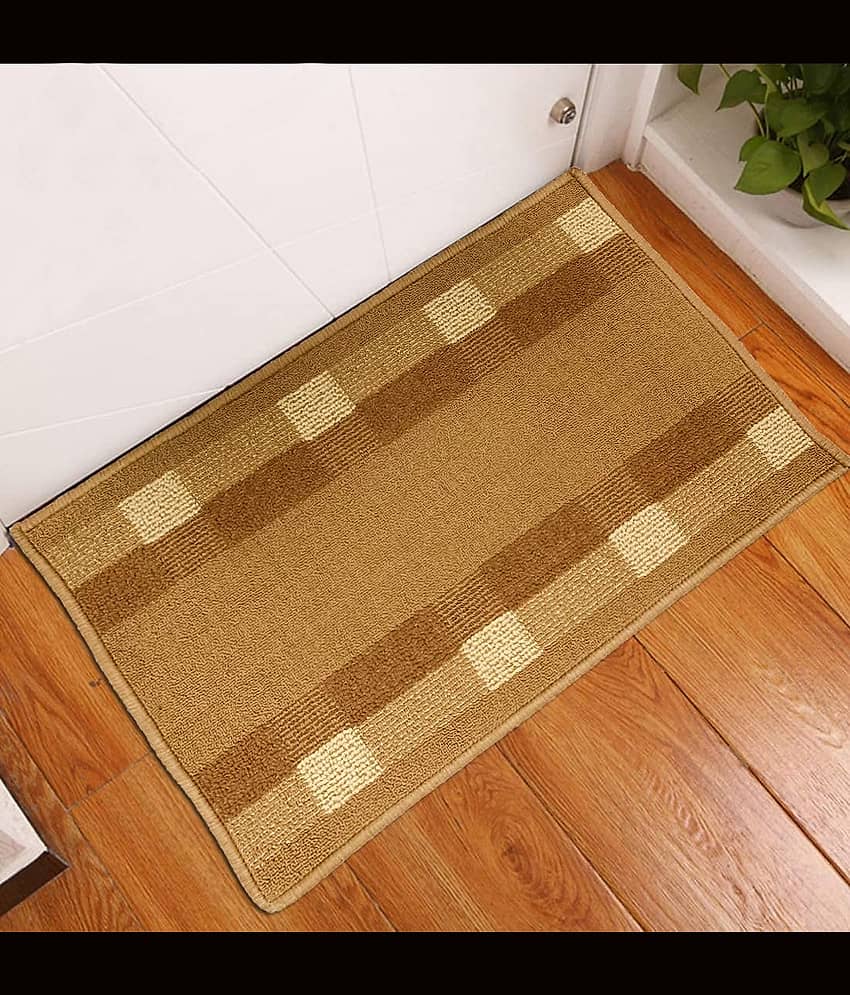 Status Beige Single Door Mat - ( 45 X 70 )