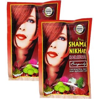 Shama Nikhar Burgundy Henna Hair Colour - Pack Of 2 (50g)
