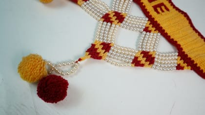 Handcrafted Pearl Bead Toran | Elegant Traditional Door & Festive Décor