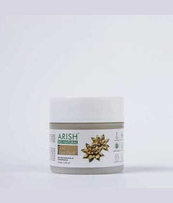 ARISH BIO-NATURAL - Radiant Glow Face Pack for All Skin Type ( Pack of 1 )