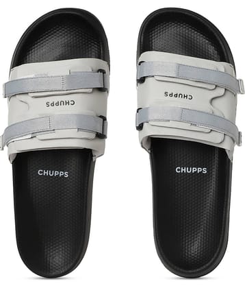 CHUPPS Dark Grey Men's Slide Flip Flop