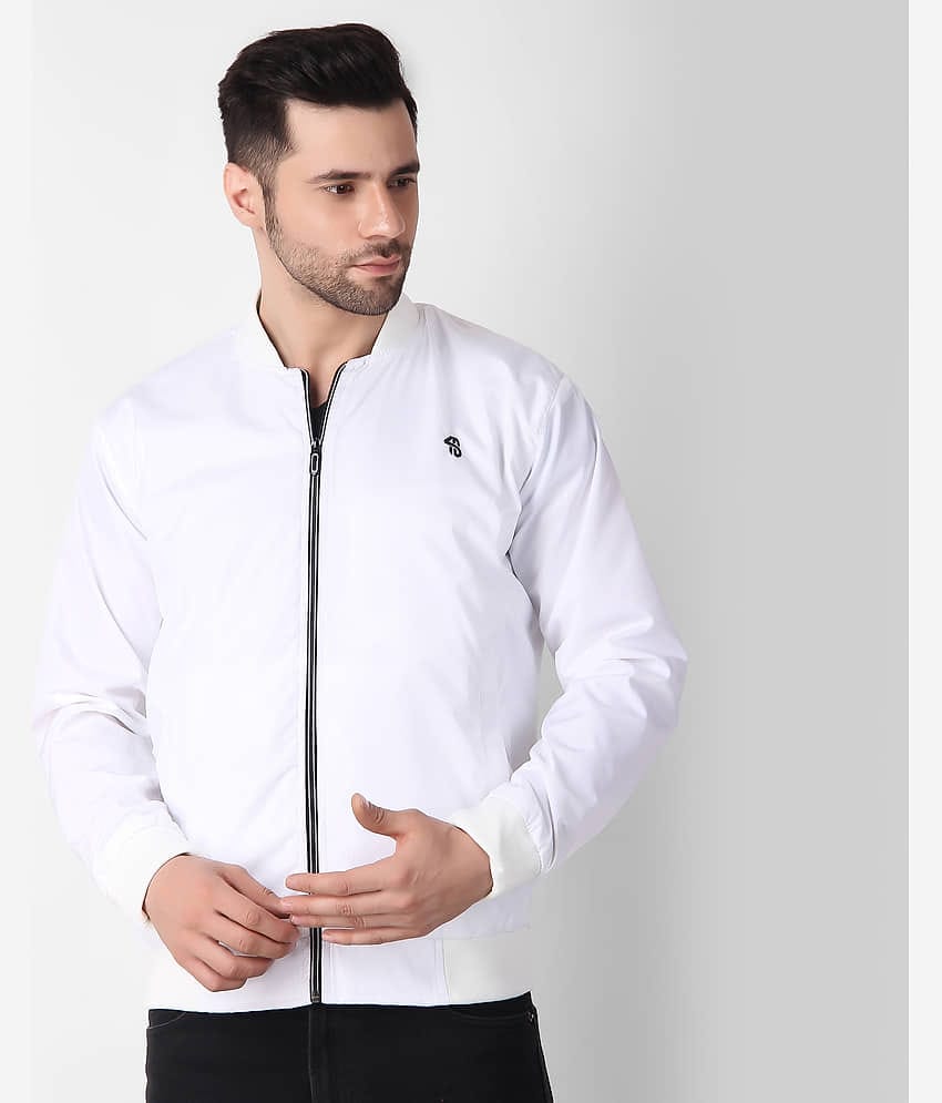 Forbro - White Nylon Regular Fit Men's Windcheater Jacket ( Pack of 1 )