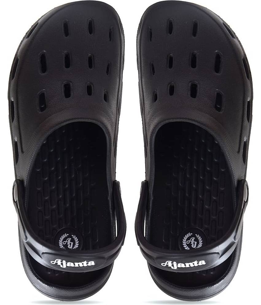 Ajanta - Black Men's Toe covered Flip Flop