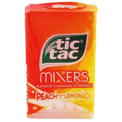 Tic Tac Peach Turns To Lemonade Mixers
