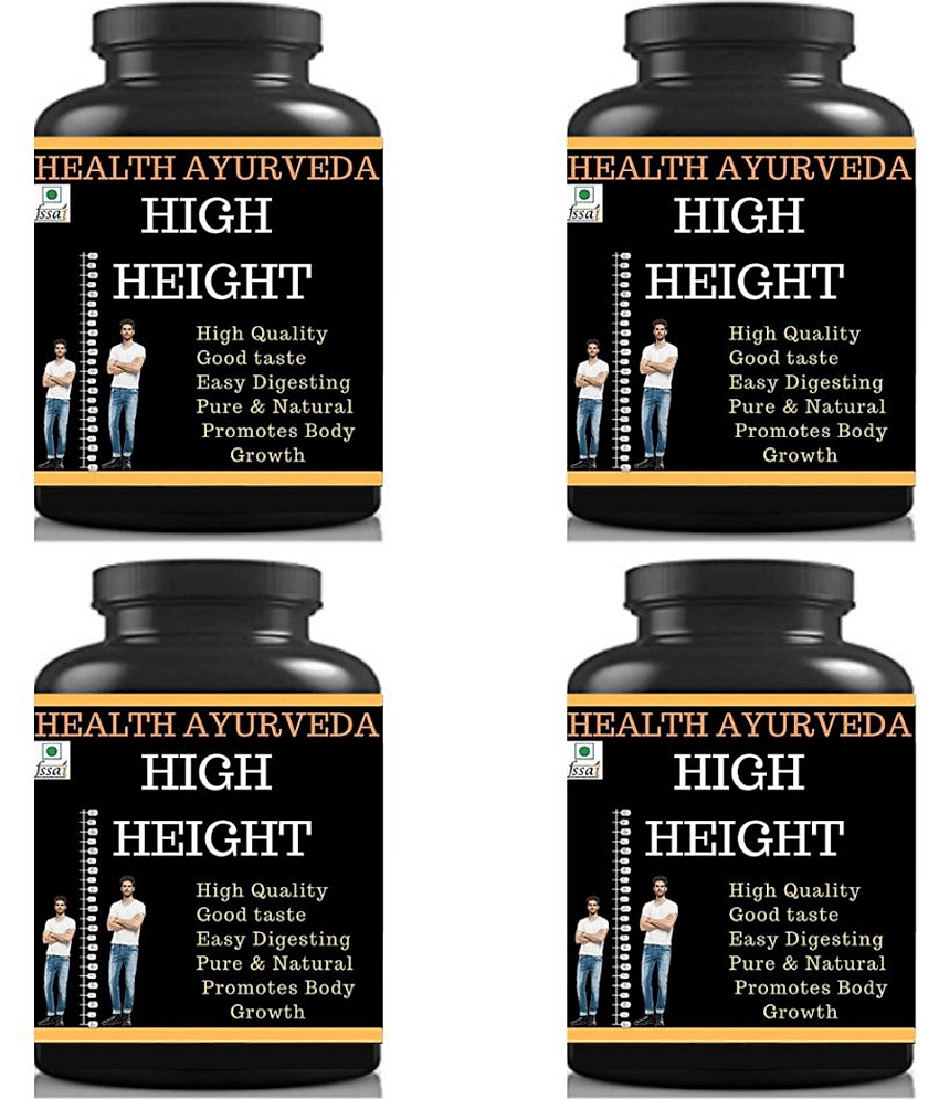 Health Ayurveda High Height Height Increase Mango Flavor Powder 400 Gm Pack of 4