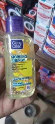 Clean clear facewash morning energy lemon fresh 