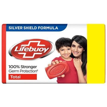 Lifebuoy Total 10 Germ Protection Bar Soap, 125 gm
