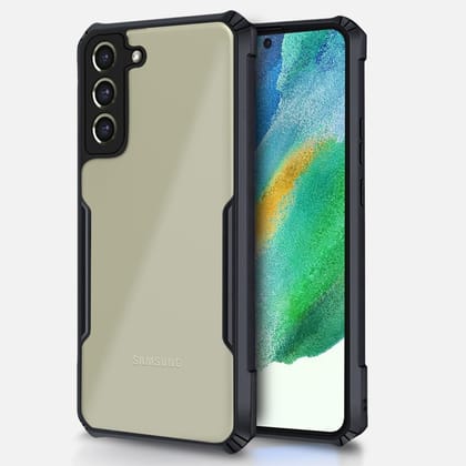 PLUGTECH Slim Shockproof Case | Matte Black Soft | Drop Protection | Precise Cutouts | Premium Mobile Cover for Samsung Galaxy S21 Plus