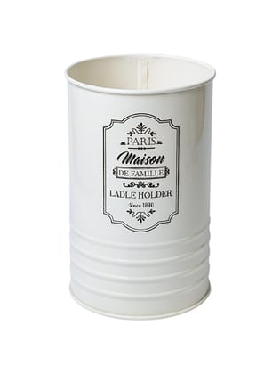 Metal Ladle Holder - ivory