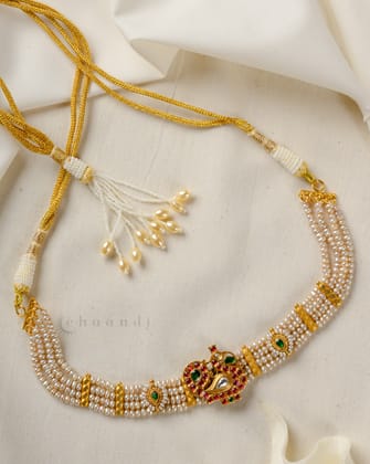 Gold Polish Silver Necklace CHN1765