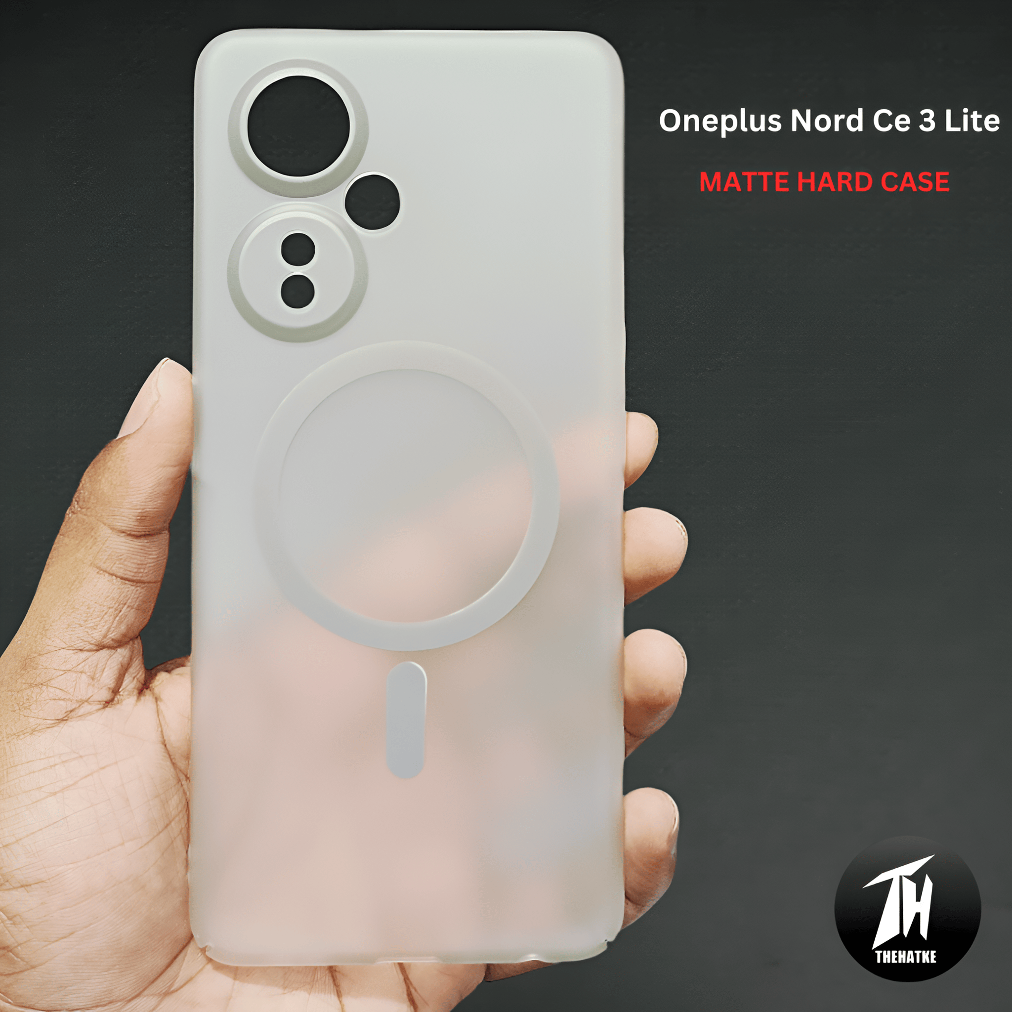 Clayish Paper Matte Magsafe Case for Oneplus Nord Ce 3