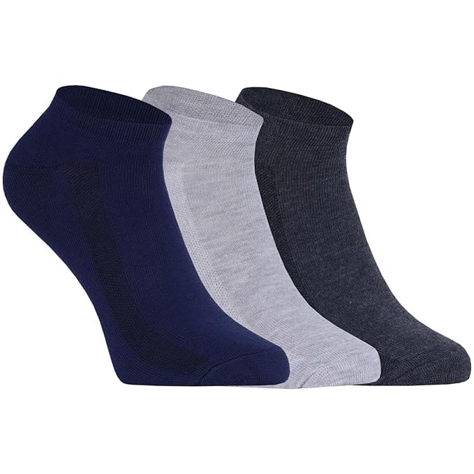 USOXO Men And Women's Plain Ankle Length Socks Multicolor 4