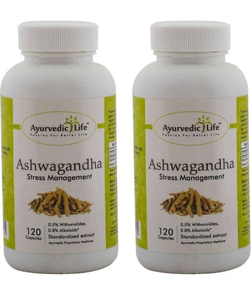 Ayurvedic Life Ashwagandha Capsule 120 no.s Pack of 2