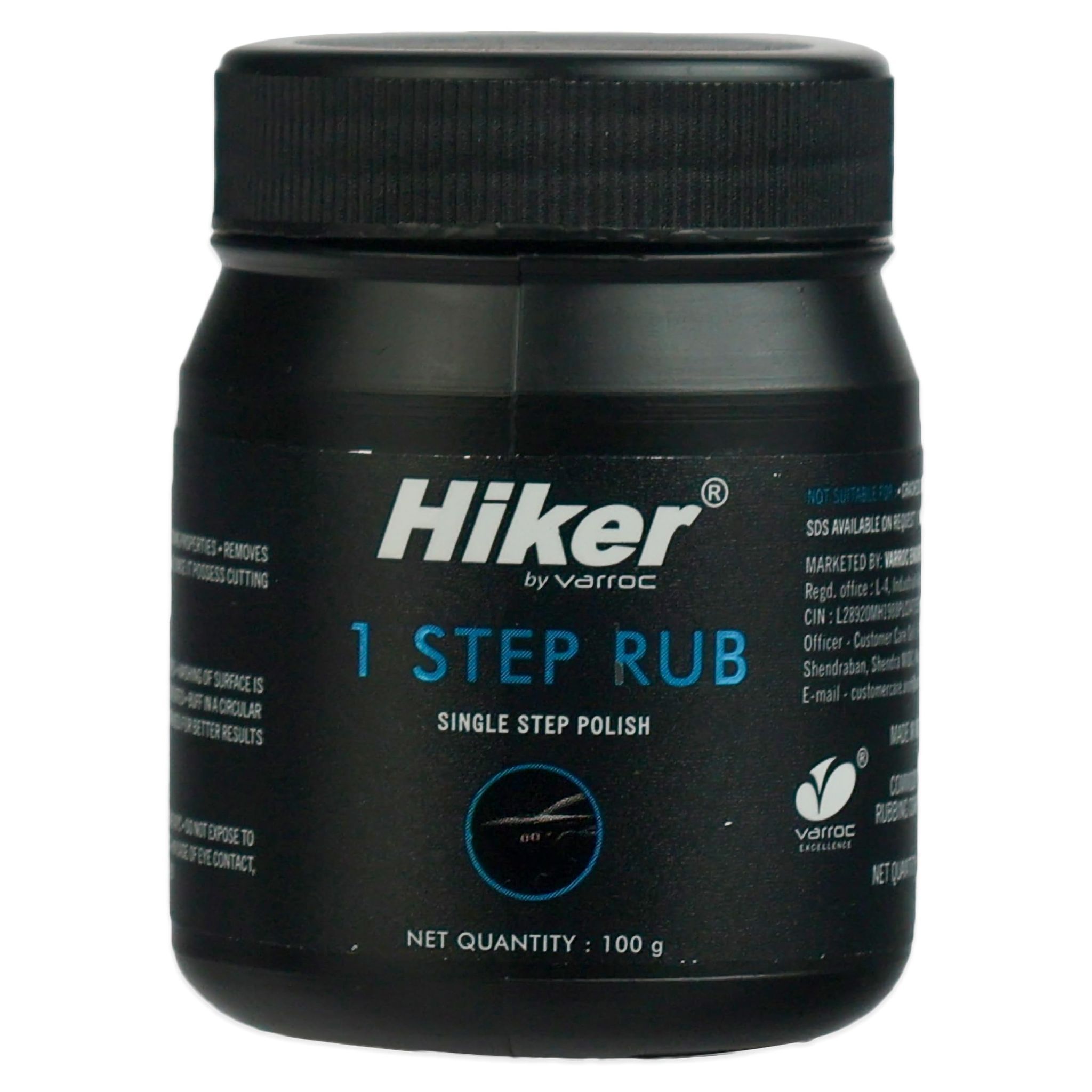 Hiker by Varroc 1 Step Rub (100 g) | Scratch Remover and Polishing Compound