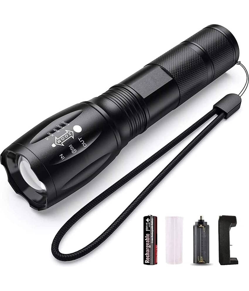 QitmirMKT 700M 5 Modes Emergency Flash Light Torch Rechargeable - 20W AAA Battery Flashlight Torch ( Pack of 1 )