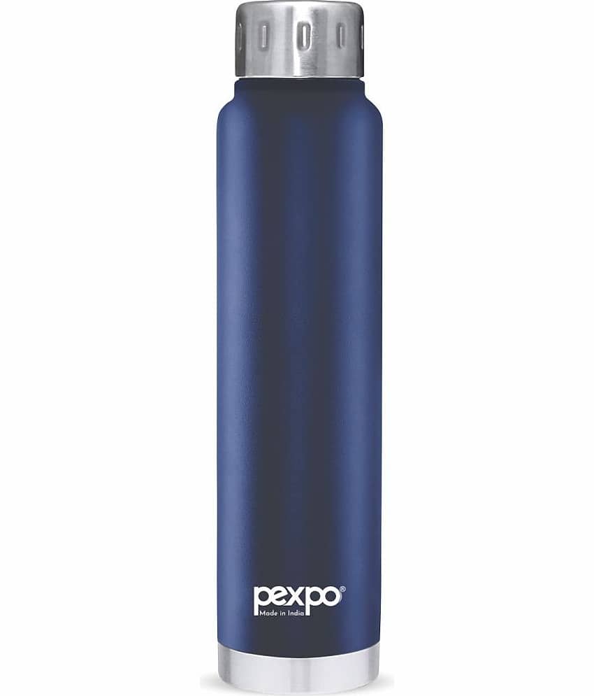 Pexpo 500ml 24 Hrs Hot and Cold Flask, Cameo Vacuum insulated Bottle (Pack of 1, Silver )