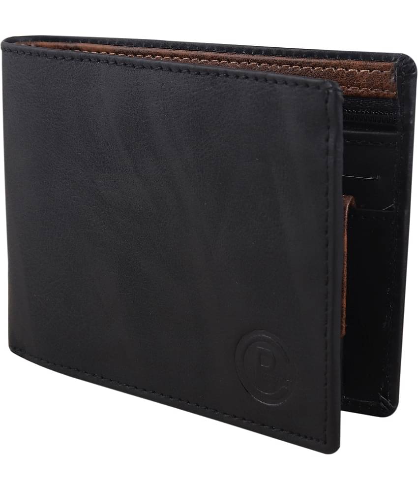 Classic World PU Printed Men's RFID Wallet With 6 Slots For Card ( Black , Pack of 1 )