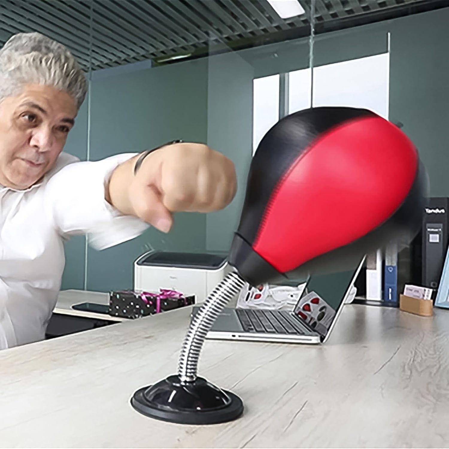 Inflatable Punching Bag with Air Pump