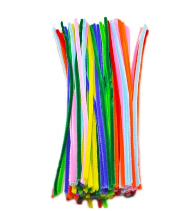 Nawani Craft Multi Colored Pipe Cleaner 90 Pcs for Steam Art and Craft Size 30 Cm