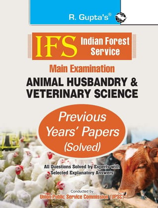 IFS: Main Exam (Animal Husbandry & Veterinary Science) Previous Years' Papers (Solved) [Paperback] [Jul 23, 2025] RPH Editorial Board