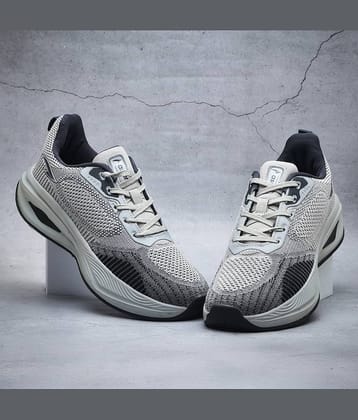 ASIAN TITAAN-05 Light Grey Men's Sports Running Shoes