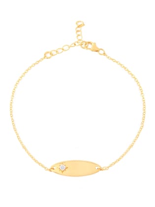 Gold Plated Star Bracelet For Him-Gold