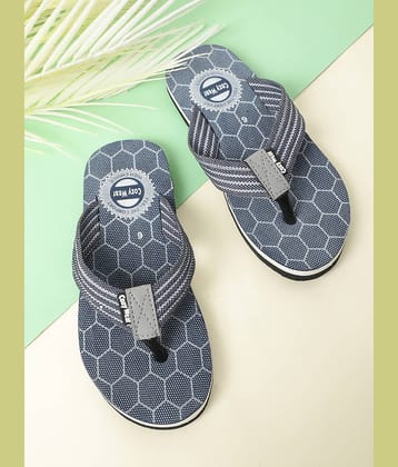 Cozy Wear - Blue Men's Thong Flip Flop