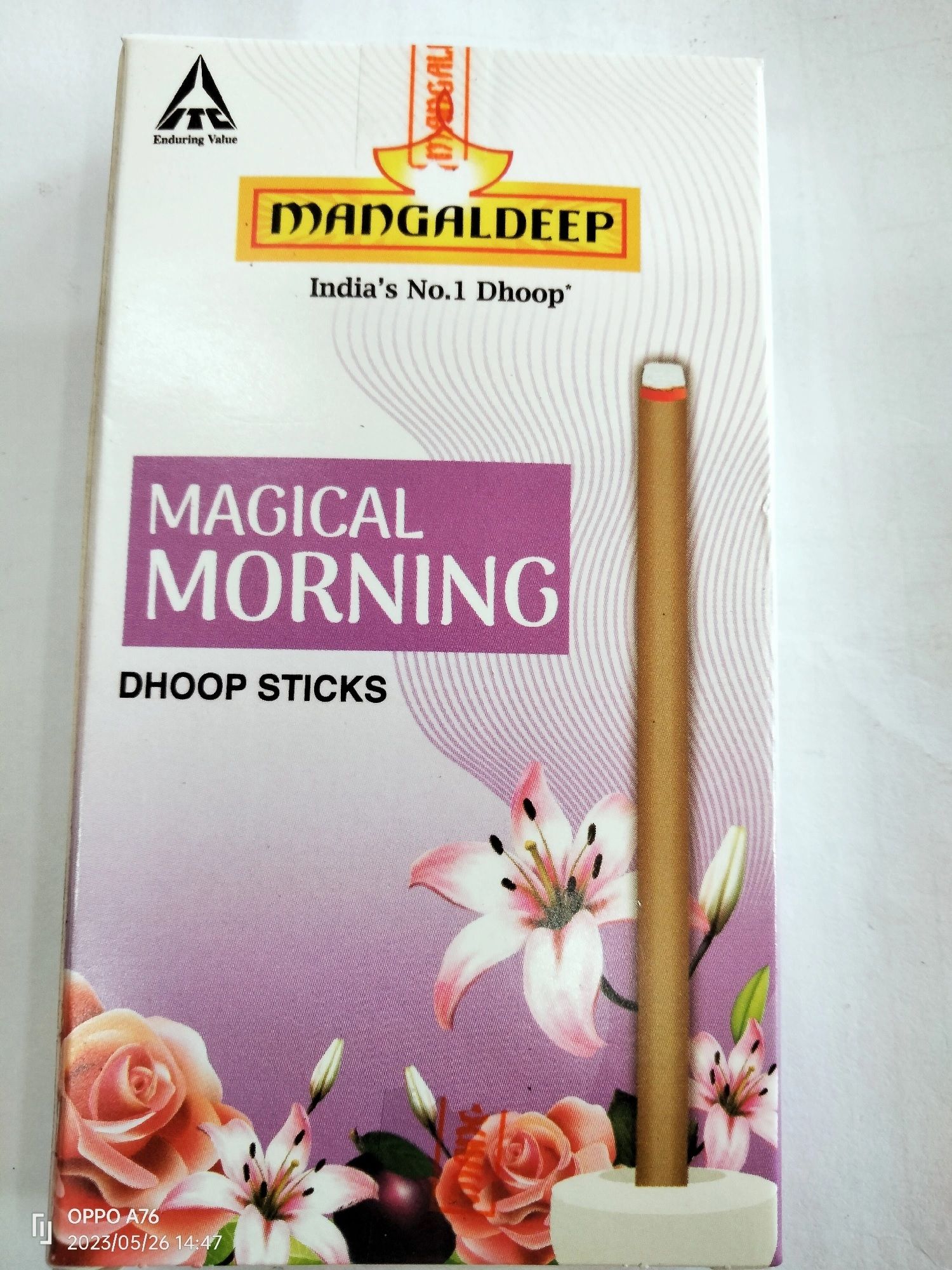 MANGAL DEEP MAGICAL MORNING DHOOP STICKS 9gm