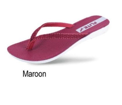 Flite PUL132 Maroon L No 7 Ladies Slipper