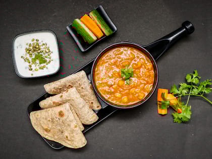 Chana Masala Multigrain Roti