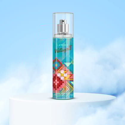 Layer'r Wottagirl Pure Paradise Body Splash For Women 135ml with Wottagirl Moisturizing Cream For All Skin Types 50gm
