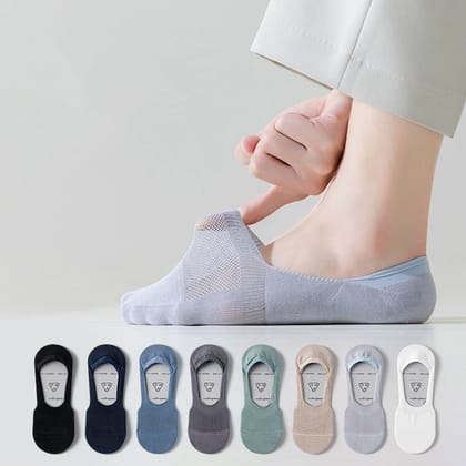 NO-SLIP LOAFER SOCKS (Pack of 8-Pairs)-Pack of 8-Pairs