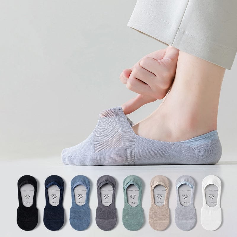 NO-SLIP LOAFER SOCKS (Pack of 8-Pairs)-Pack of 8-Pairs