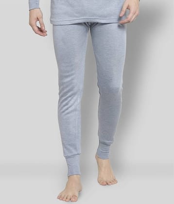Uzarus Pack of 1 Cotton Blend Thermal Bottoms For Men's ( Black )