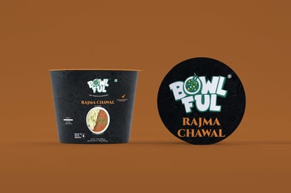 Bowlful Rajma Chawal Cup - 70g Net, Protein Rich Kidney Beans Curry with Rice