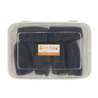 MAYAPURI Natural Black Chandan Tilak/Kalo Tilok Mati for Tilok, Puja (Pack of 6 pcs)