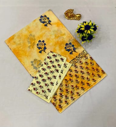 Batik Printed Cotton Sarees