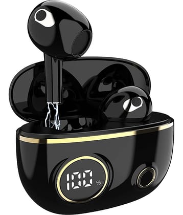 VEhop VISTA, 22Hr PlayTime On Ear True Wireless (TWS) 22 Hours Playback IPX4(Splash & Sweat Proof) Auto pairLight weight -Bluetooth V 5.1 Black