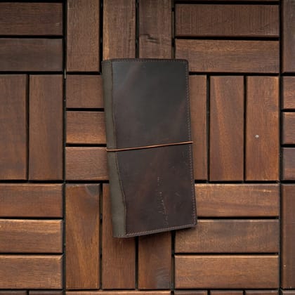 RS // Safari Brown w/ Cola Brown Pocket TN Journal Cover - Slim