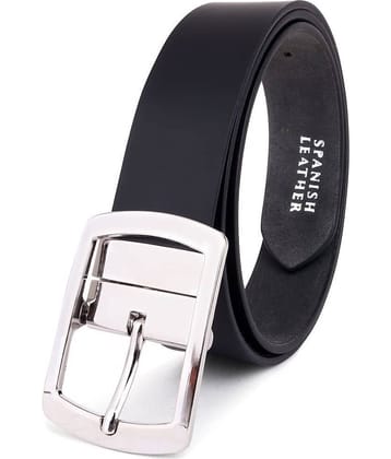 SUNSHOPPING - Black 100% Leather Men's Formal Belt ( Pack of 1 )